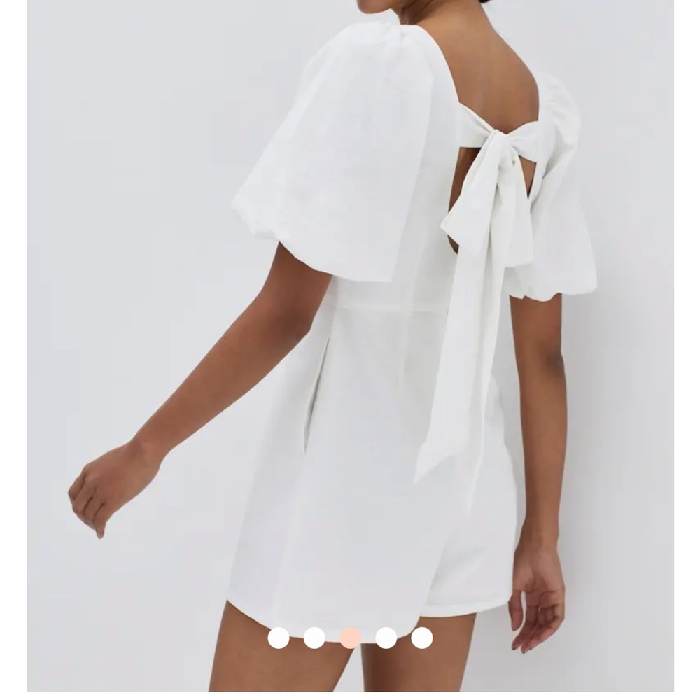 Love Bonito White Romper